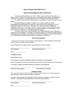 Patient HIPAA Consent Form