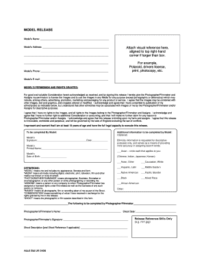 Model Release Form