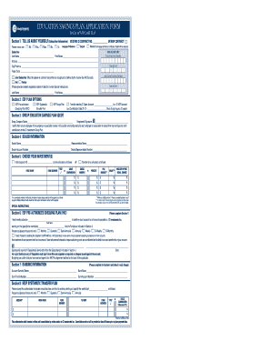 Education Savings Plan Application Form