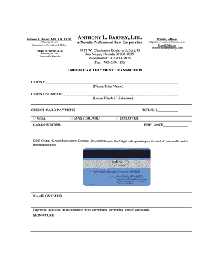 Credit Card Payment Form