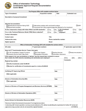 Office of Information Technology Investments Approval