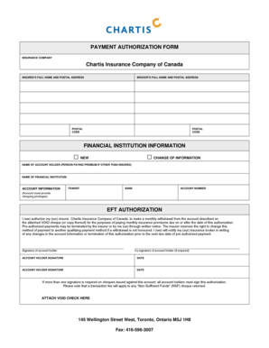 Payment Authorization Form