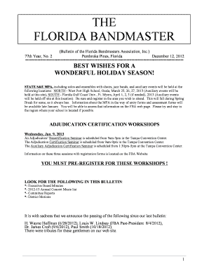 FLORIDA BANDMASTER