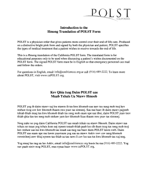 California POLST Form