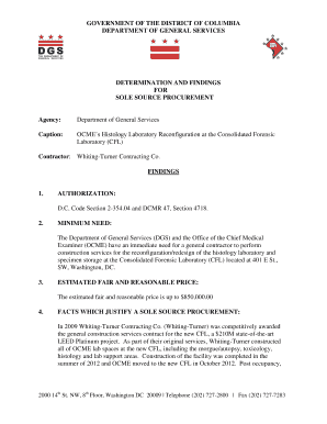 OCMEs Histology Laboratory Reconfiguration at the Consolidated Forensic - dgs dc