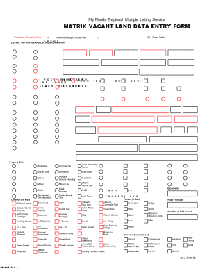 Florida Real Estate Listing Form