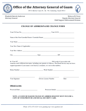 Change of Address/Name Change Form