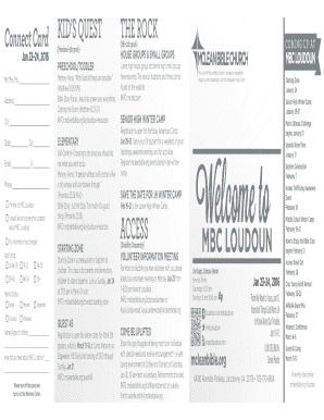 McLean Bible Church Event Registration Form