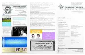McLean Bible Church Volunteer Response Card