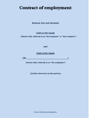 Namibian Employment Contract