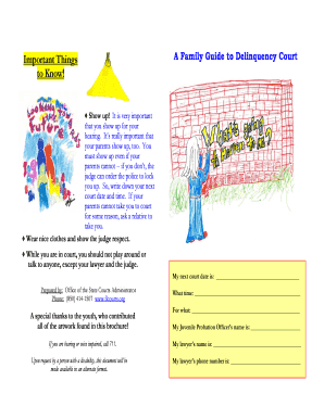Family Guide to Delinquency Court