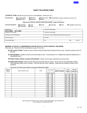 Asset Transfer Form