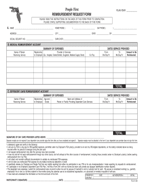 People First Reimbursement Request Form