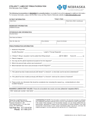 Stelara Preauthorization Physician Fax Form
