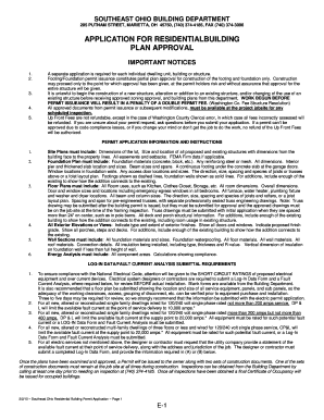 Ohio Residential Building Permit Application