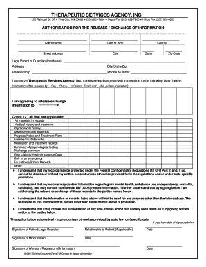 Authorization for Release of Information