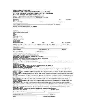 Cashless Request Form