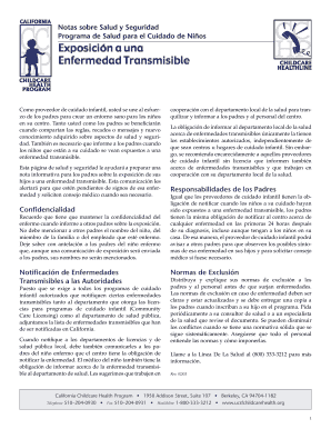 Notas sobre Salud y Seguridad