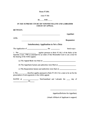 interlocutory application