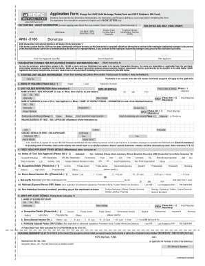 HDFC Mutual Fund Application Form