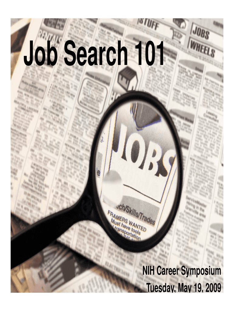 Fillable Online NIH Career Symposium Fax Email Print pdfFiller