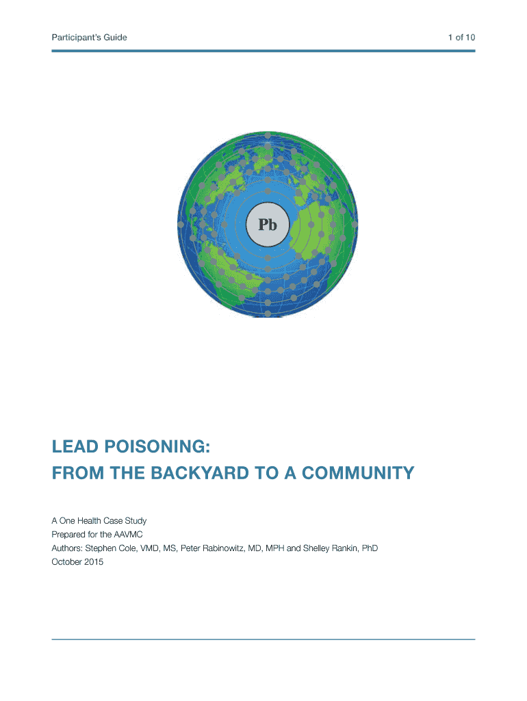 Fillable Online LEAD POISONING: Fax Email Print - pdfFiller