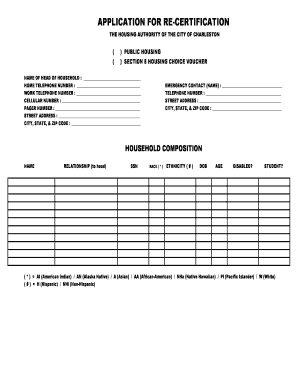 Recertification - Letter Paper Format - chacity