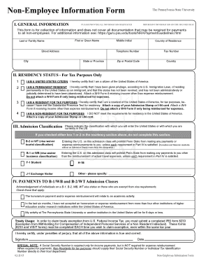 Non-Employee Information Form