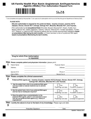 Renin Angiotensin Antihypertensive Agents Prior Authorization Form
