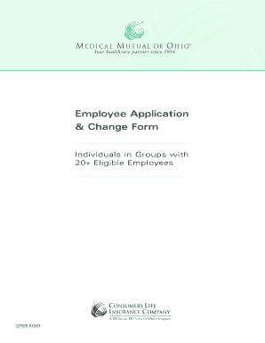 Employee Health Insurance Application Form