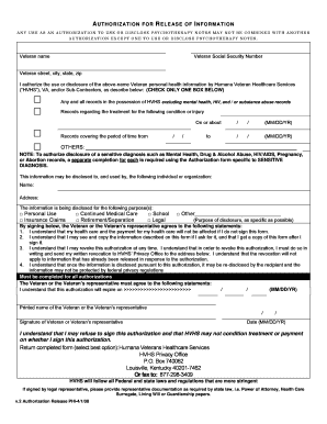 Authorization for Release of Information