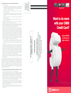 CIMB Bank Tax Declaration Form