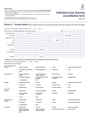 CII Individual Accreditation Form