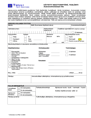 Motorcycle Registration Form