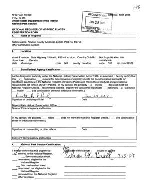 National Register of Historic Places Registration Form
