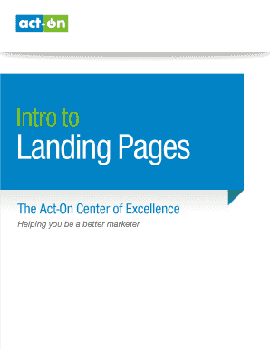 Intro to Landing Pages - mktgactonsoftwarecom