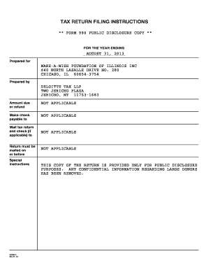 Form 990 Tax Return