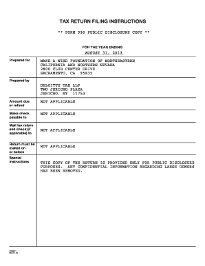 Form 990 Public Disclosure Copy