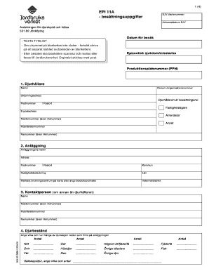 EPIBLANKETT 2008 DEL I - besttningsuppgifter EPI11A