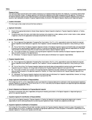 New York City Construction Special Inspections Report