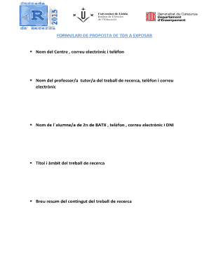 Research Proposal Form for High School Students