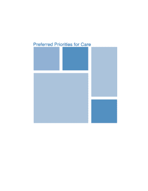 Preferred Priorities for Care Form