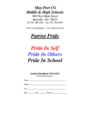 May-Port CG Student Handbook 2014-2015