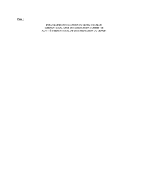 FORMULAIRES D'ÉVALUATION DU GENOU DE L'IKDC