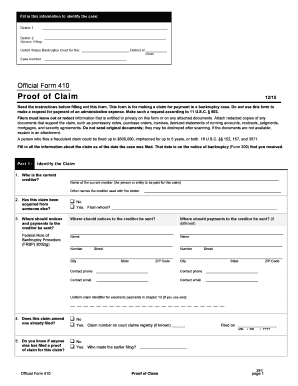 Official form 410 - Official Form 410 Proof of Claim 1215 - Dinsmore amp Shohl