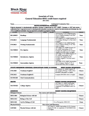 Arkansas Associate of Arts Degree Plan