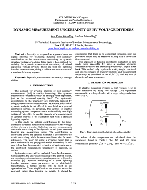 DYNAMIC MEASUREMENT UNCERTAINTY OF HV VOLTAGE - imekoorg