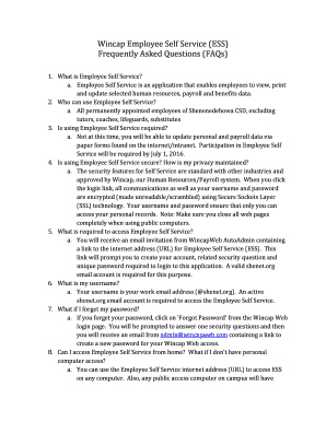 Wincap Employee Self Service (ESS)