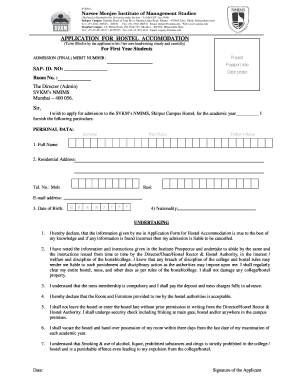 Hostel Accommodation Application