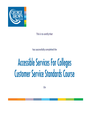 Certificate of Completion